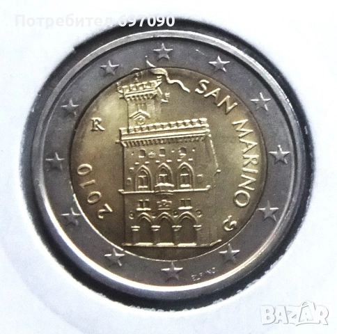 2 евро 2010 - Сан Марино
