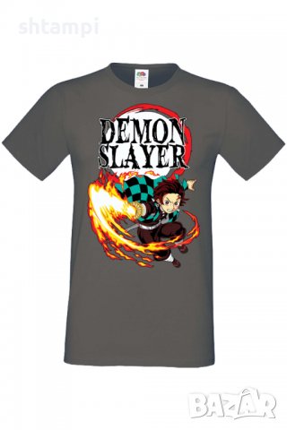 Мъжка тениска Demon Slayer Tanjiro Kamado 01,Анимация,игра,Празник,Повод,, снимка 8 - Тениски - 38075869