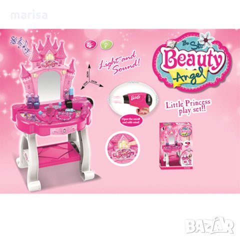 Тоалетка със сешоар, накити и аксесоари, музикална 75288, снимка 5 - Играчки за стая - 35120573