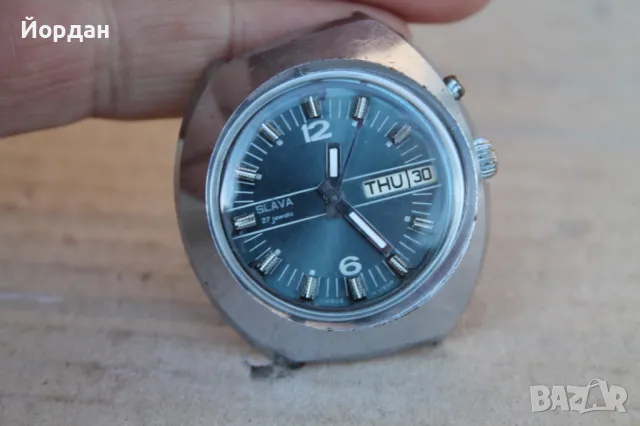 СССР мъжки часовник ''Слава'' 27 камъка, снимка 10 - Мъжки - 48942617