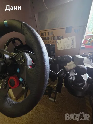 Продавам Logitech G29 със допълнения, снимка 2 - Джойстици и геймпадове - 56279425