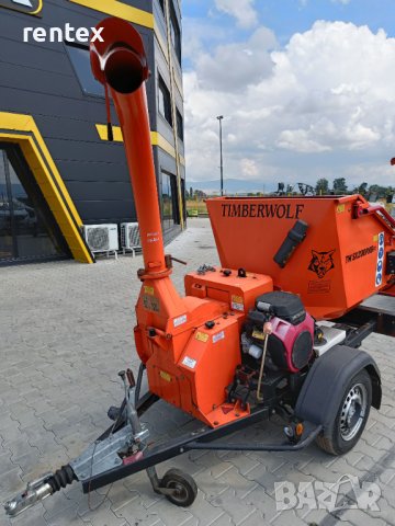 Дробилка за клони 15 см Timberwolf TWSX200PHB ПОД НАЕМ, снимка 3 - Други машини и части - 39294482