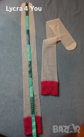 S/M дамски тънки чорапи 12 ден с червена широка лента, снимка 11 - Бельо - 47625688