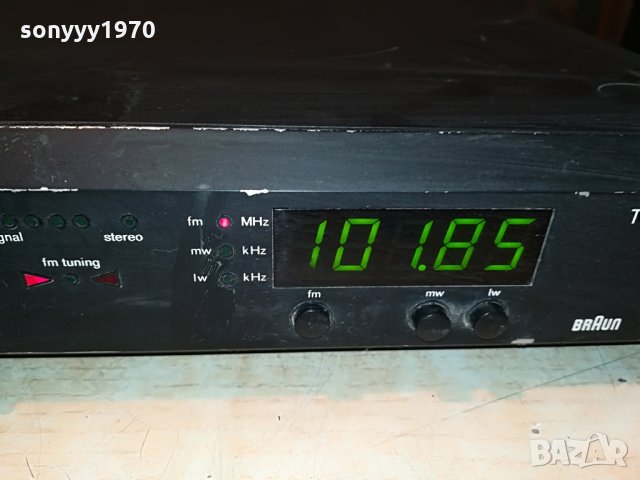 BRAUN T1 TUNER ВНОС GERMANY 0408211111, снимка 7 - Ресийвъри, усилватели, смесителни пултове - 33719403