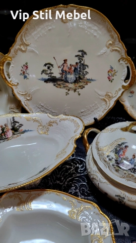 Сервиз за хранене и кафе Rosenthal Sanssouci Hoeroldt Arkadien , снимка 6 - Сервизи - 52774701