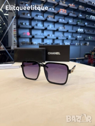 очила с черен обикновен калъф и Ув защита chanel, снимка 4 - Слънчеви и диоптрични очила - 52225522