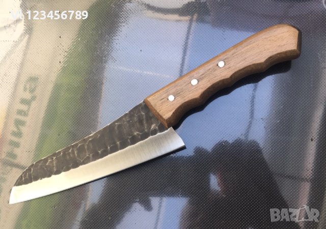 Турция- ловен,ръчно кован нож кожен калъф, 150х275 мм, снимка 1 - Ножове - 42199077