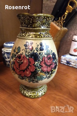 Изключително красива ръчно изработена керамична кана 