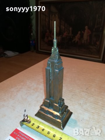 USA-NEW YORK МЕД/МЕСИНГ 1410211817, снимка 4 - Антикварни и старинни предмети - 34465402