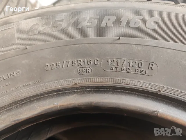 2бр.летни гуми 225/75/16C Michelin, снимка 7 - Гуми и джанти - 55811960