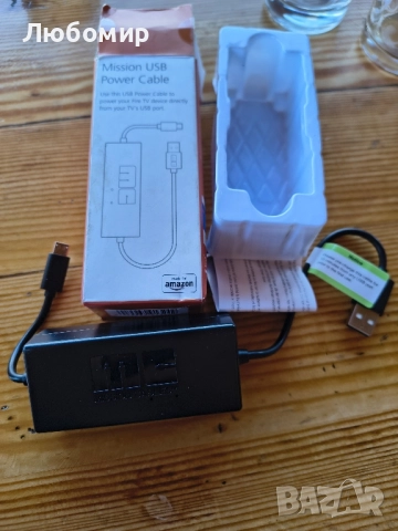 Захранващ USB кабел Mission Cables MC45 за Amazon Fire TV D4