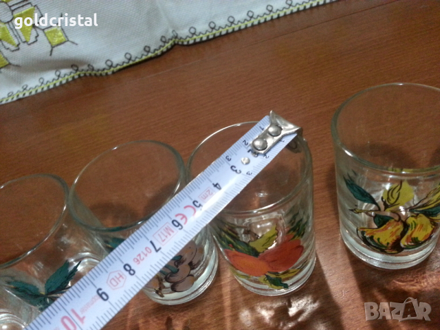 Ретро стъклени чаши , снимка 6 - Антикварни и старинни предмети - 44797352
