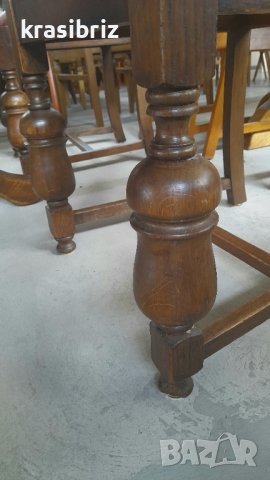 Масивни столове с плюш и капси внос Германия-ОБЯВЕНАТА ЦЕНА Е ЗА БРОЙ!, снимка 4 - Столове - 37143005