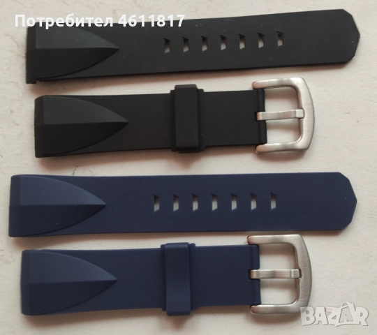 Силиконова каишка за Corum, снимка 4 - Каишки за часовници - 52077867