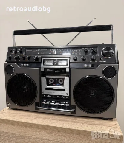 🔈Ретро колекционерски радиокасетофон AIWA TRP-950 - Boombox - профилактиран🔈, снимка 2 - Радиокасетофони, транзистори - 56023265
