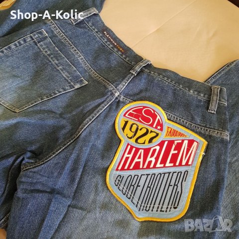 Original Vintage Rare FUBU PLATINUM Harlem GlobeTrotters Denim Jeans, снимка 1 - Дънки - 38440078