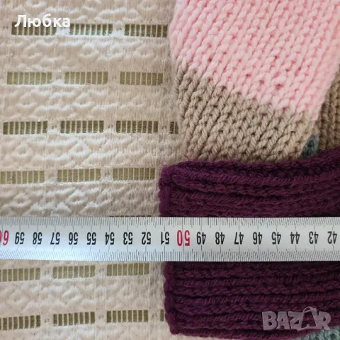 Дамски плетен ръчно пуловер , снимка 4 - Блузи с дълъг ръкав и пуловери - 47792479