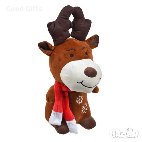 Коледно плюшено еленче, 40см, снимка 2 - Плюшени играчки - 42788879