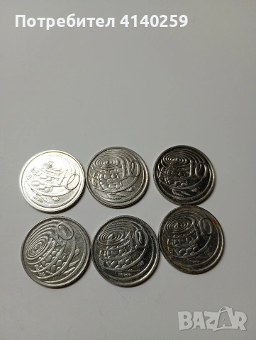 КАЙМАНОВИ ОСТРОВИ 25 ЦЕНТА 1999 2002 Г 10 ЦЕНТА 1996 Г 2002 Г , снимка 2 - Нумизматика и бонистика - 53092558