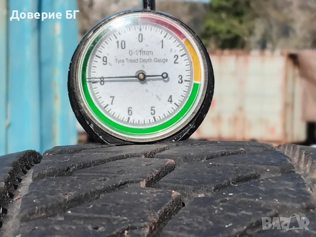 Гуми 225 65 16 C Ц Бриджистоун Bridgestone за бус 6 броя + нов внос. Не са нови!, снимка 5 - Гуми и джанти - 54113254