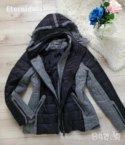 Черно яке с качулка CECIL , снимка 5 - Якета - 47451103