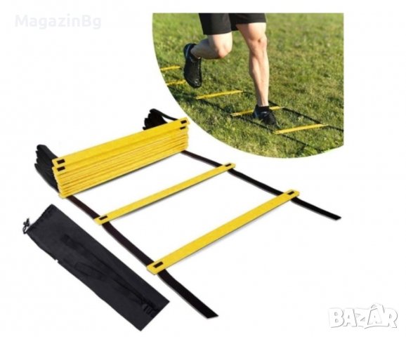 Тренировъчна стълба за ловкост, 6 м/11 стъпала; 10 м/ 15 стъпала , снимка 1