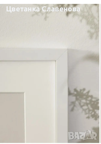 Рамки за снимки и картини , 3 броя 50 см х 70 см, модерни, за стена и бюро, дървена рамка, бяло, снимка 8 - Картини - 54184604
