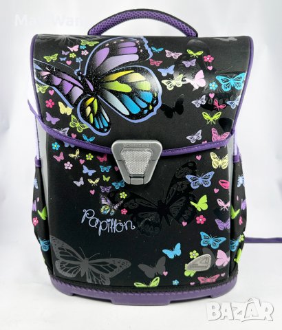 Ученически раница Schneiders , 39x31x17cm, 21 л, водоотблъскващ, Черен, снимка 1