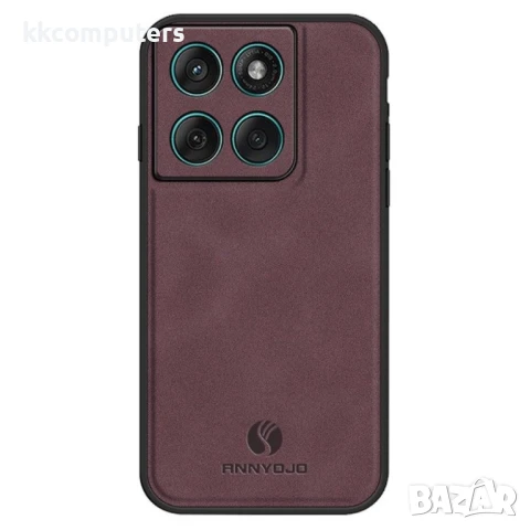 Motorola Edge 60 5G / 60 Fusion 5G ANNYOJO Удароустойчив PU Leather + PC + TPU Калъф и Протектор, снимка 3 - Калъфи, кейсове - 50736463
