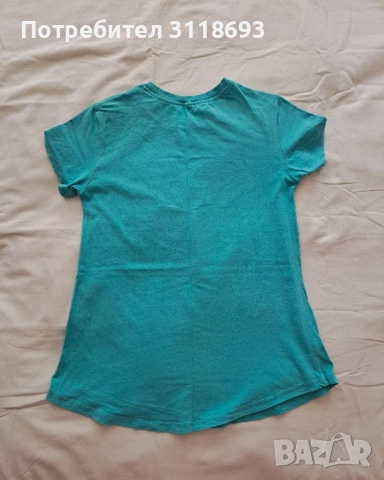 Момичешка тюркоазена тениска, снимка 2 - Детски тениски и потници - 51468893