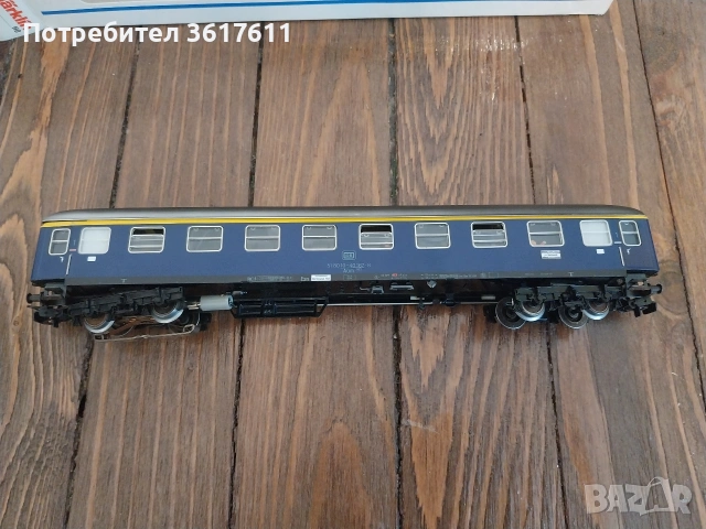 ЖП модел на вагон Marklin 4052 железница, снимка 6 - Колекции - 54017173