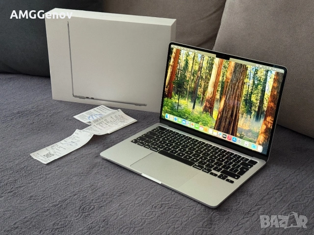 Нов Macbook Air M2 2022 8GB Ram/256GB SSD Silver