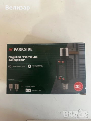 Дигитален адаптер за динамометричен ключ Parkside