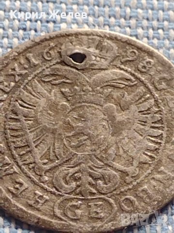 Сребърна монета 3 кройцера 1698г. Леополд първи Прага Свещена Римска Империя 13796, снимка 10 - Нумизматика и бонистика - 42899978