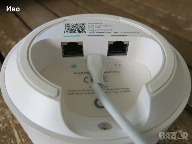 Рутер Google Wifi - Mesh, снимка 6 - Рутери - 55799309