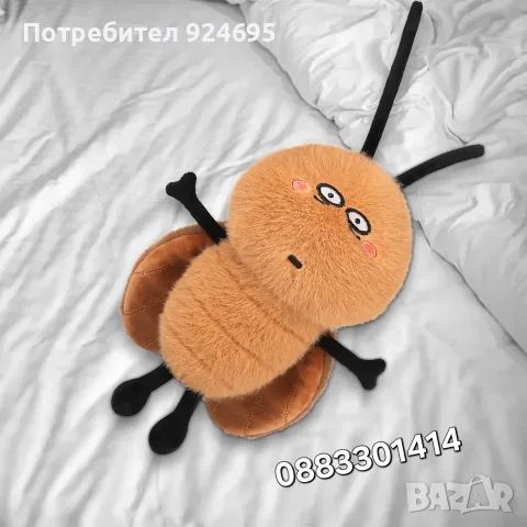 Плюшена Хлебарка 30см , снимка 5 - Плюшени играчки - 56236992