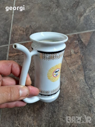 порцеланово бърдуче Carlovy vary Чехословакия 26/4, снимка 3 - Антикварни и старинни предмети - 50829453