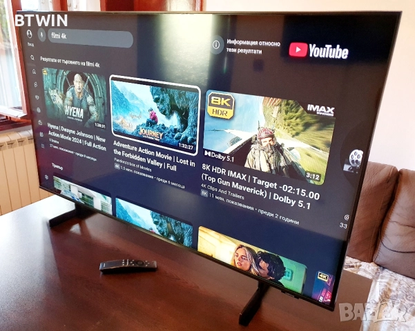 Телевизор - SAMSUNG 50 ИНЧА - Smart - 4K - Ultra - HD - LED !, снимка 10 - Телевизори - 52508604