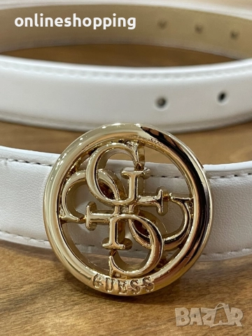 **НОВИ** луксозни GUESS кожени колани в 2 различни цвята, снимка 5 - Колани - 52856328