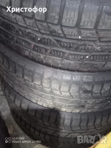 4 бр. зимни 16 цолови CONTINTAL с железни джанти за wv , снимка 2 - Гуми и джанти - 52112795