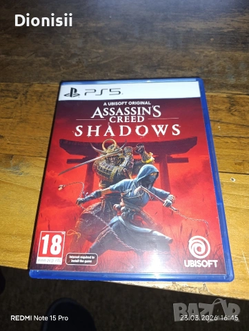 Продавам Assassin's Creed Shadow ps5
