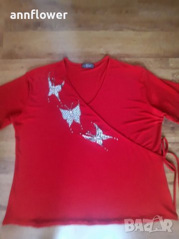 Червена тениска Must, снимка 1
