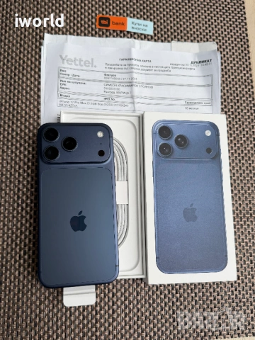 НОВ❗ 36М ГАР❗ 512gb❗️ phone 17Pro max ❗️Лизинг от 51€/мес❗️ deep blue син