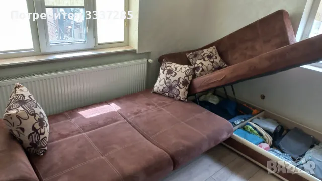 Ъглов диван, снимка 3 - Дивани и мека мебел - 49941541