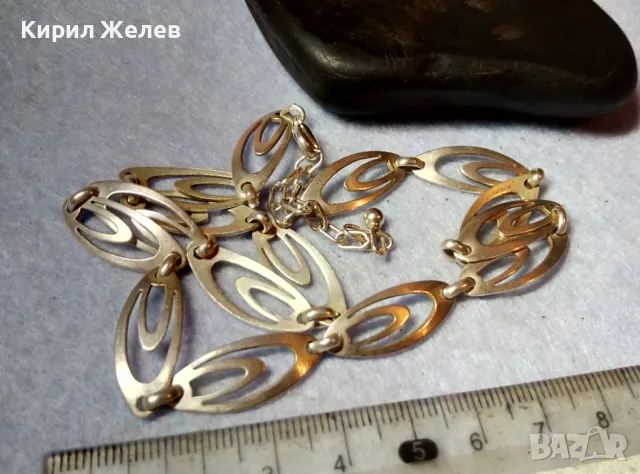ЧУДЕСНО ИЗИСКАНО СТИЛНО АЖУРНО СРЕБЪРНО КОЛИЕ СРЕБРО 925 ПРОБА ФЕШЪН АРТ ОГЪРЛИЦА 29250, снимка 7 - Колиета, медальони, синджири - 48481368