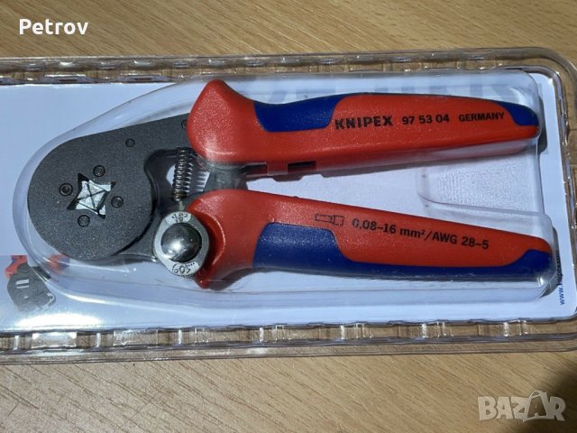 KNIPEX 97 53 04 - PROFI Кримпклещи 0,08 - 16 mm² !!! ЧИСТО НОВИ !!! Made in Germany !!!, снимка 2 - Клещи - 35144235