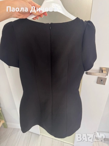 Черна рокля Zara, снимка 2 - Рокли - 54225479