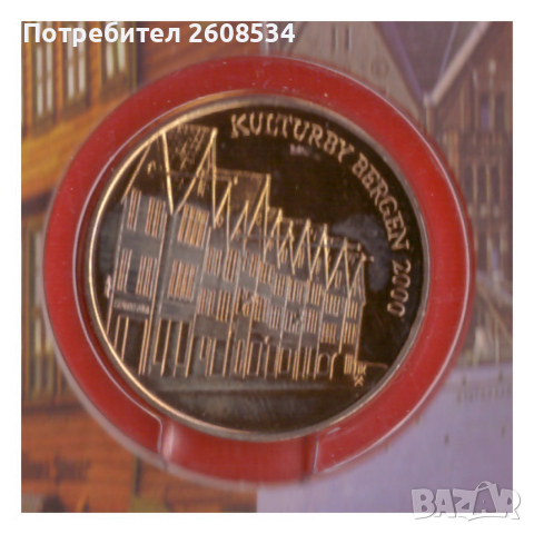 КРАСИВ ПЛАКЕТ ОТ НОРВЕГИЯ 2000 ГОДИНА, снимка 2 - Нумизматика и бонистика - 54359331
