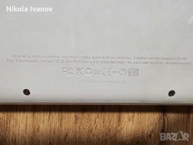 БЯЛ Apple MacBook 13" A1342 late 2009 Core 2 Duo 2.26Ghz| 8GB RAM | 128GB SSD | Зарядно | 2.5ч. Бат, снимка 10 - Лаптопи за дома - 55729931