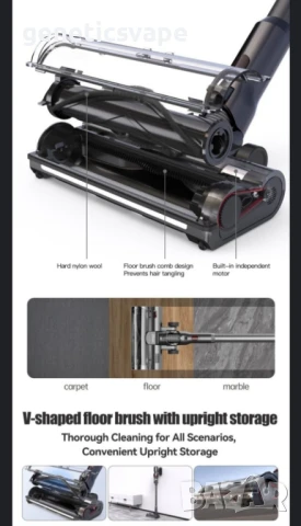 Компактна мощна 500вата нова прахосмукачка най- ново поколение 2023, снимка 10 - Прахосмукачки - 51385125